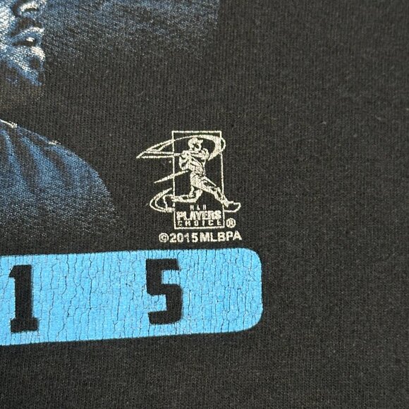 Kansas City Royals 2015 MLB Champions Gildan Black Long Sleeve T-Shirt - Large - Picture 4 of 7